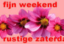 Zaterdag gesloten